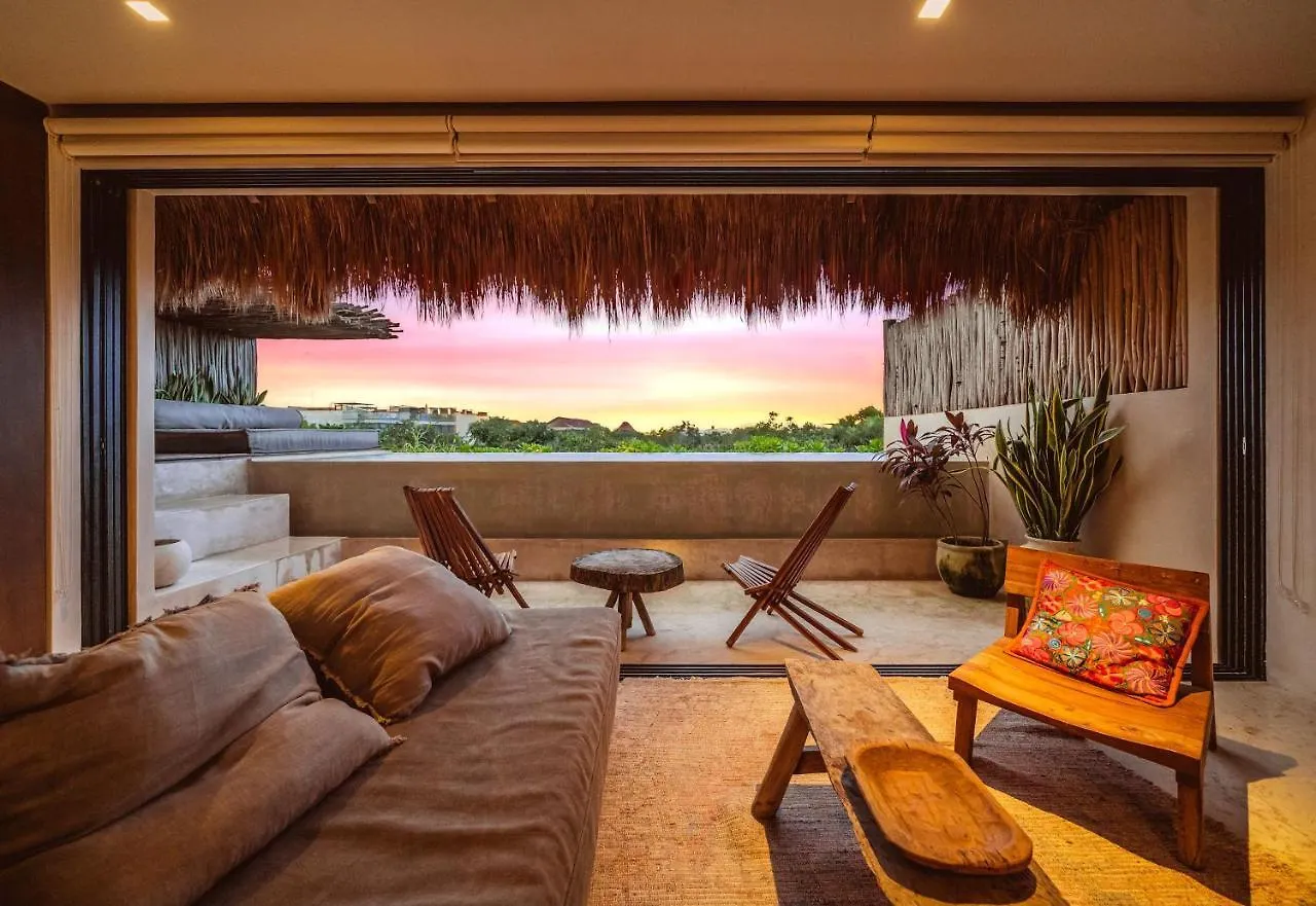 Отель Panoramic 3Br Ph With Private Pool Тулум Гостевой дом